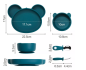 Preview: Silikon Panda Set Grau